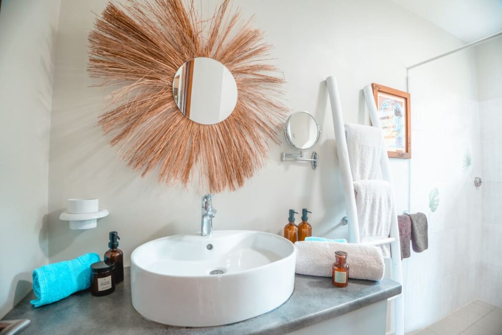 décoration salle de bain polynésie