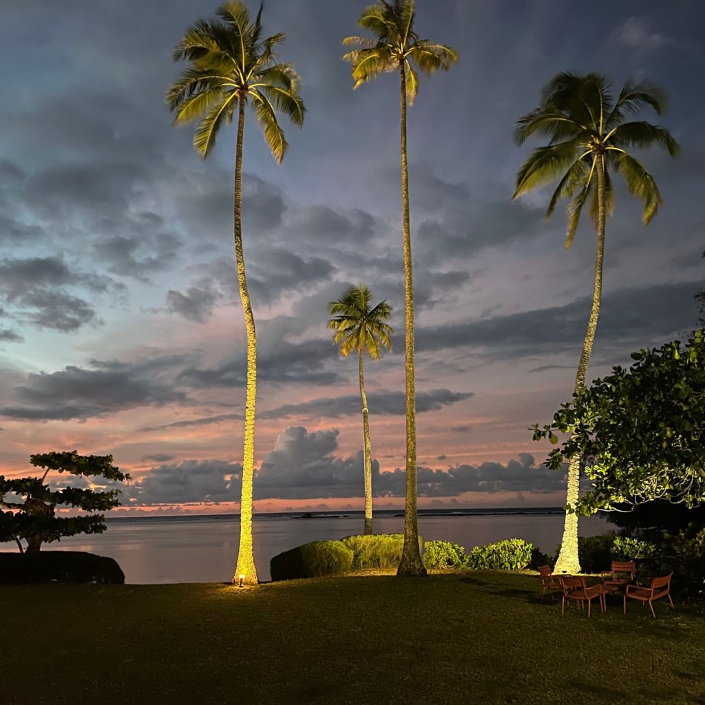 coucher de soleil moorea